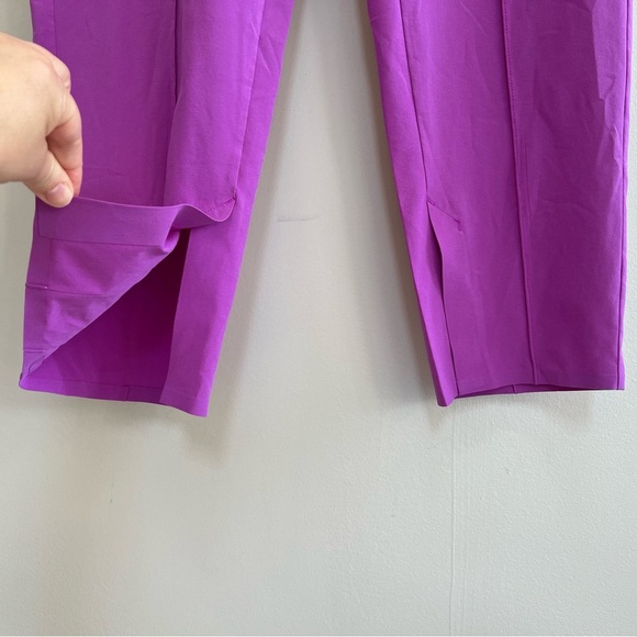 Athleta Brooklyn Heights Straight Leg Slim Pants in Jazzy Purple, size 2 - Picture 4 of 12